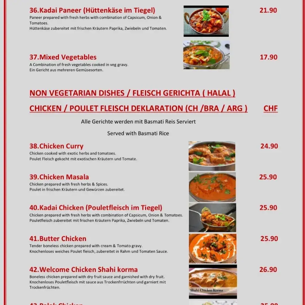 Menu_Welcome India King_Interlaken_image_3