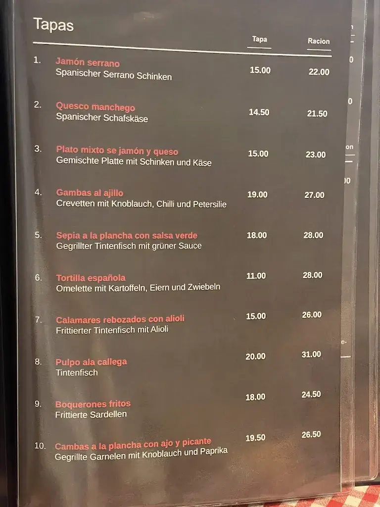 flamenco tapas restaurant_Interlaken_menu_image_1