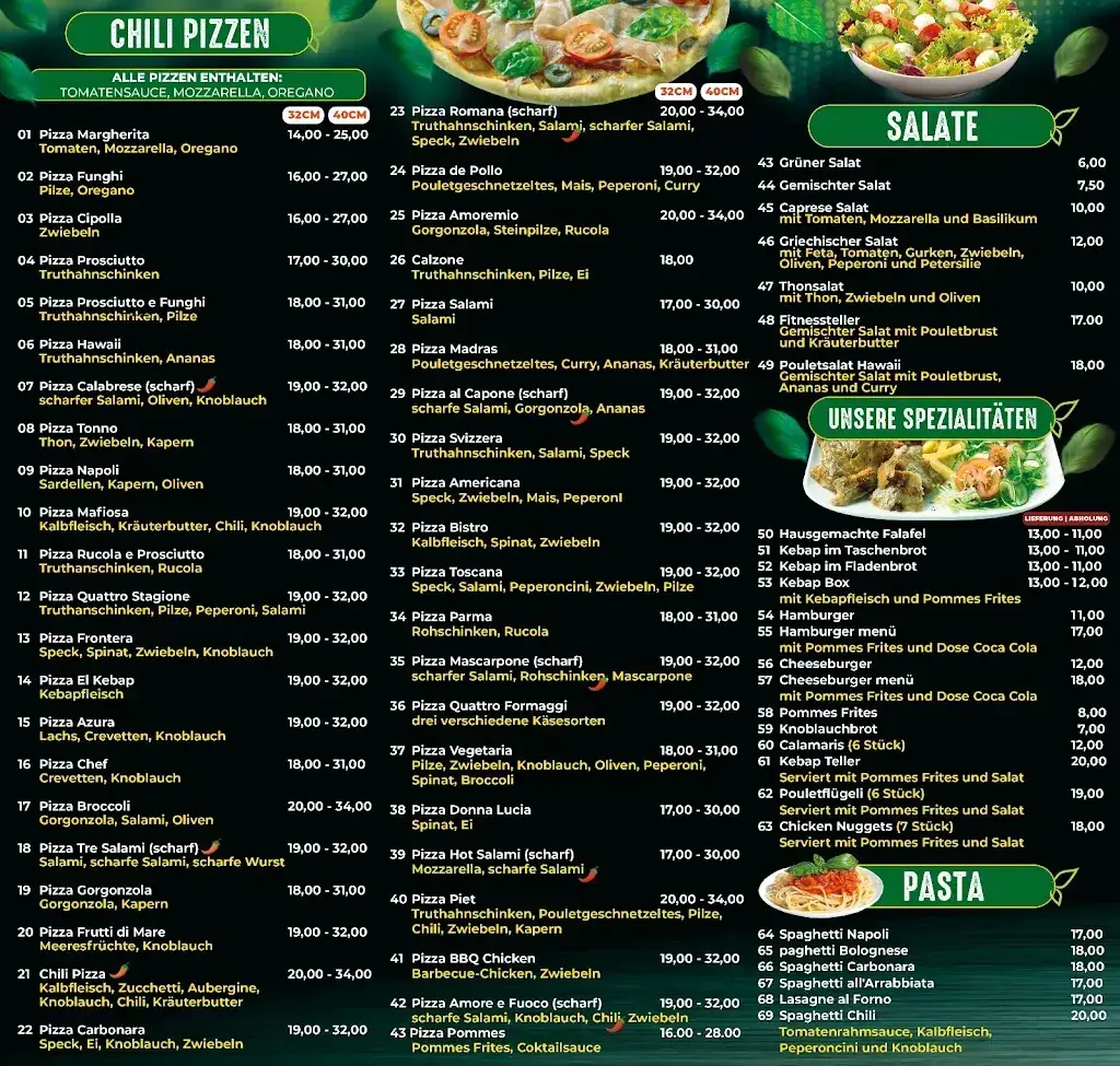 Chili Pizza. مطعم بلودان سوري restaurant à Interlaken