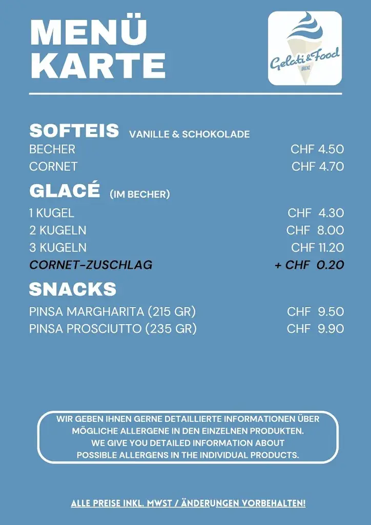 Brienz Gelati & Food restaurant à Brienz