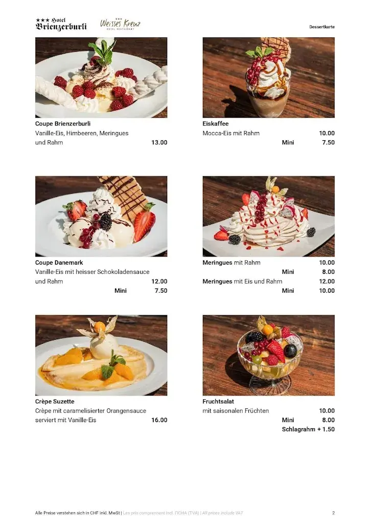 Menü_Hotel Restaurant Weisses Kreuz_Brienz_Bild_3