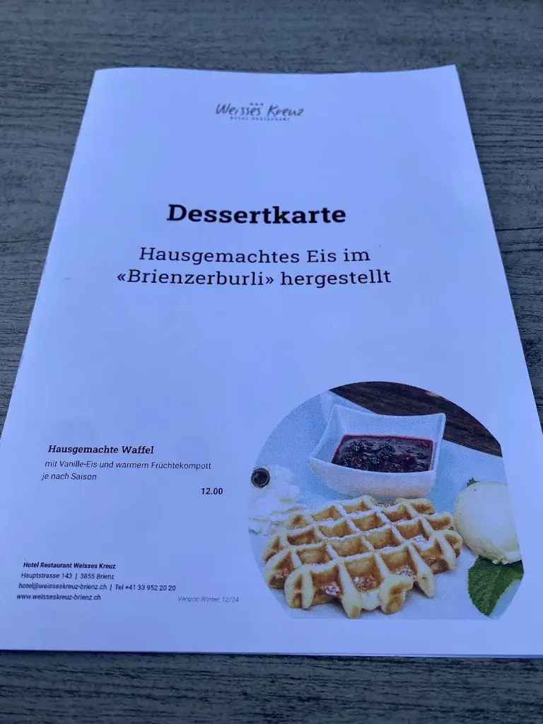 Tim S_Hotel Restaurant Weisses Kreuz_Brienz_Bewertung