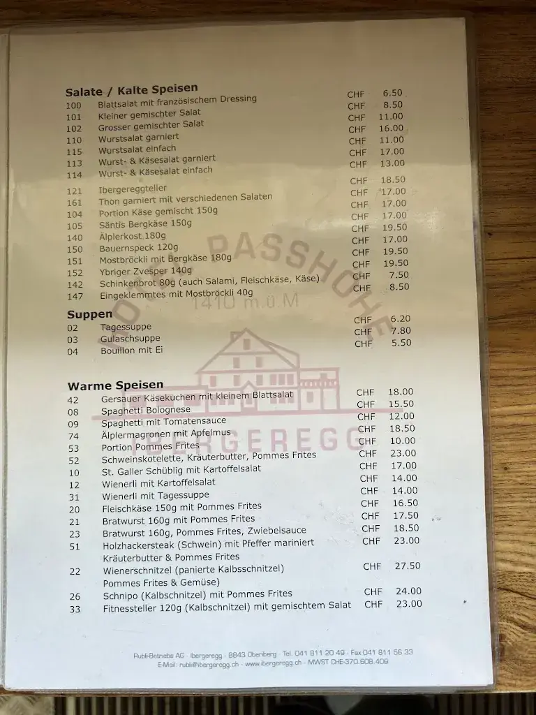 Restaurant Bahnhöfli restaurant in Lungern