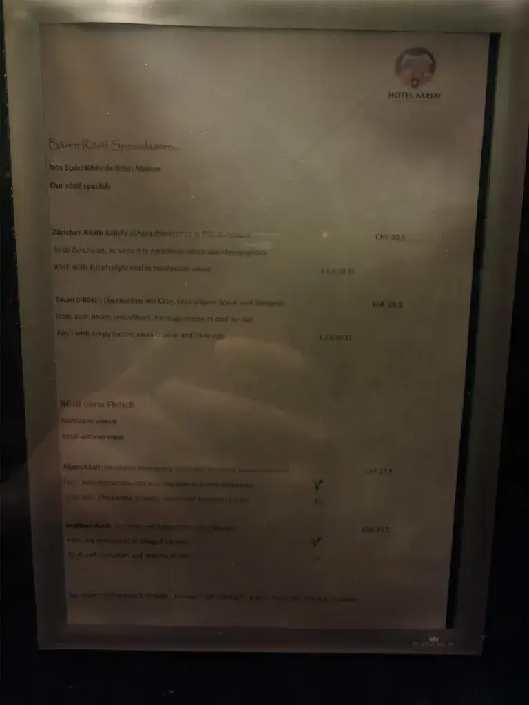 Menu_Restaurant Hotel Bären_Wilderswil_imagen_3