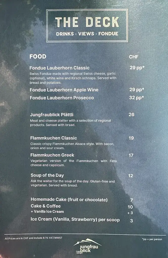 Menu_The Deck Restaurant_Wengen BE_imagen_3