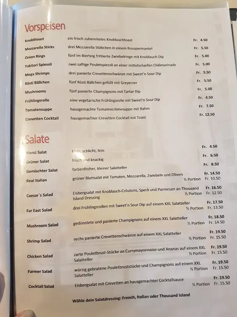 Menu_Miss Liberty AG_Zuchwil_image_1