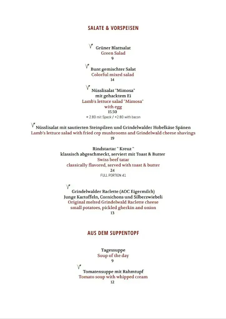 Menu_Hotel Kreuz + Post_Grindelwald_image_3