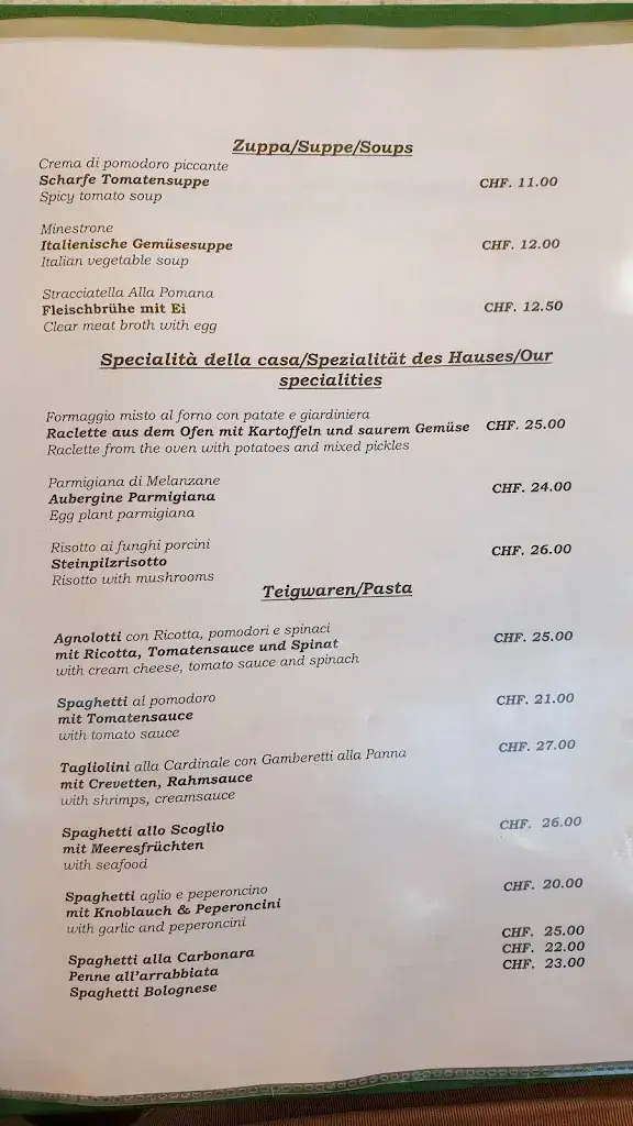 Ristorante pizzeria Da Salvi restaurant à Grindelwald
