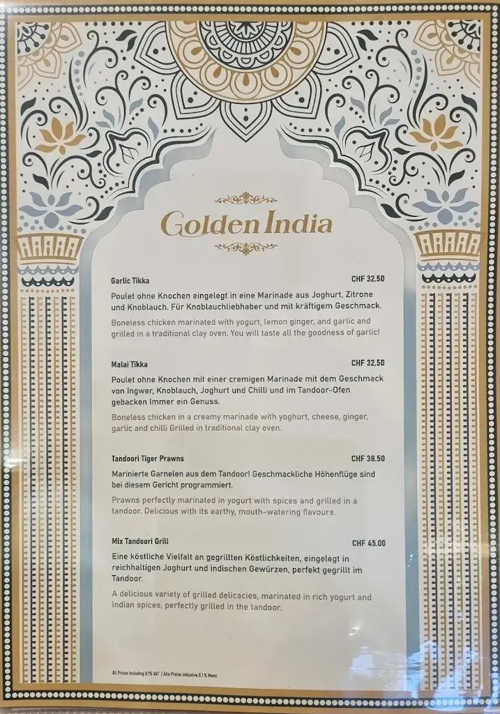 Restaurant GoldenIndia Grindelwald_Grindelwald_menu_image_1