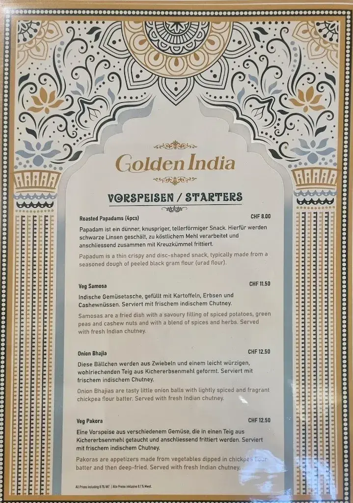 Menu_Restaurant GoldenIndia Grindelwald_Grindelwald_image_2