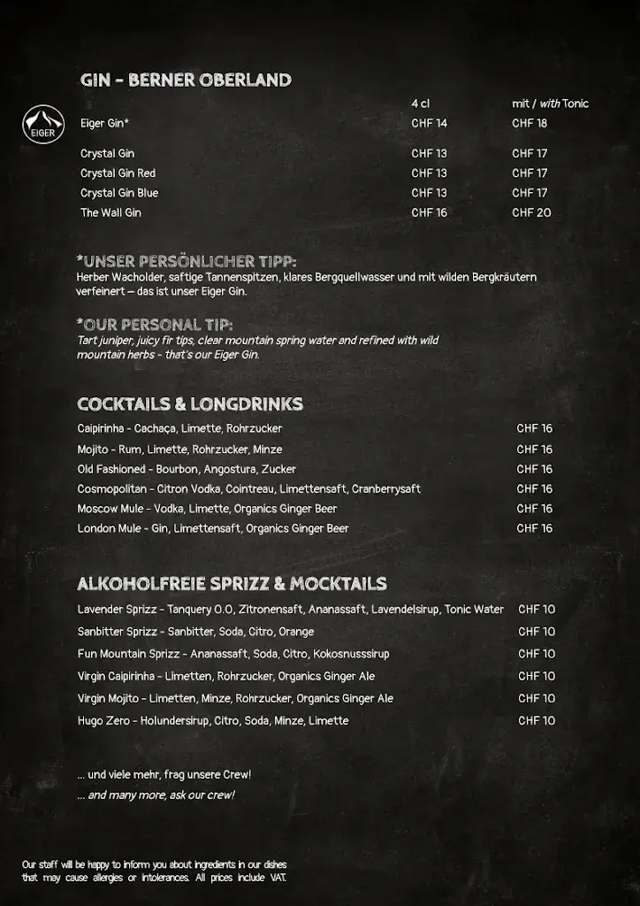 Menu_Barrys Restaurant, Bar & Lounge_Grindelwald_image_3