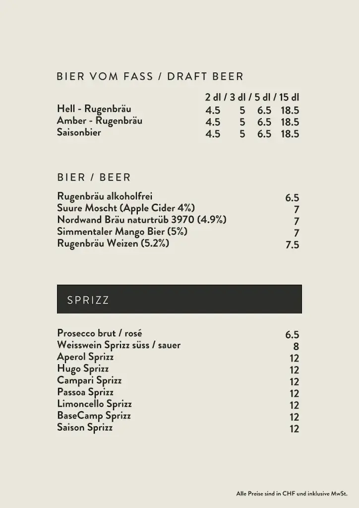Menu_BaseCamp Restaurant_Grindelwald_image_4