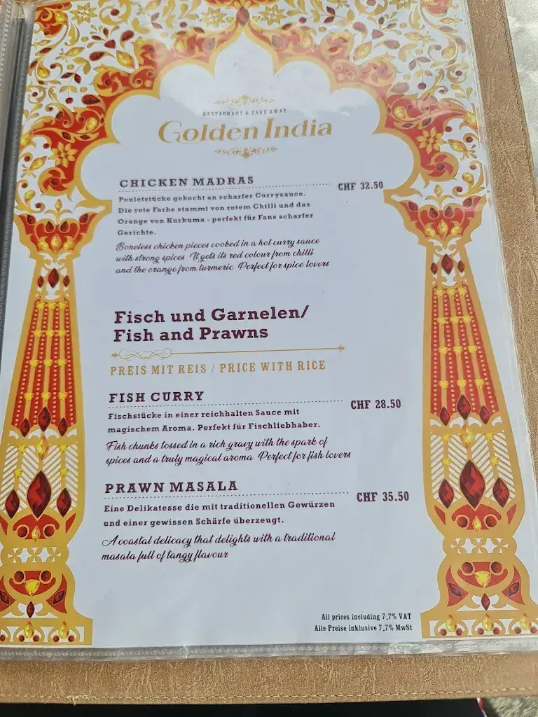 Restaurant GoldenIndia Wengen restaurant à Wengen BE