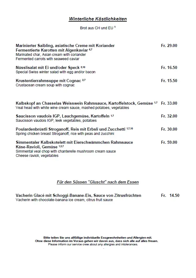 Menu_Swiss Bistro im Hotel Alpenblick_Wilderswil_image_3