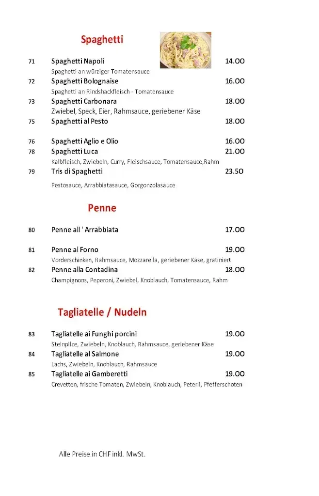 Menu_Hotel Restaurant Bahnhof Da Luca_Langnau im Emmental_image_4