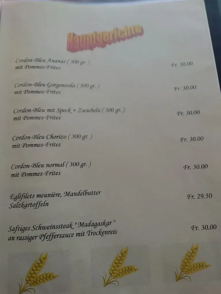 Kreuz Restaurant in Signau