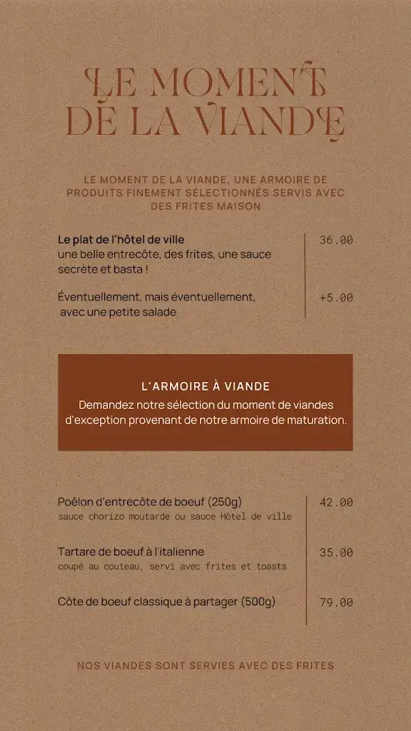 Menu_Restaurant de l'Hôtel de Ville Bulle_Bulle_immagine_1