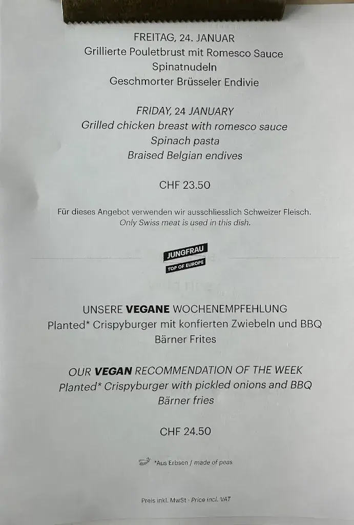 Restaurant Crystal_Jungfraujoch_menu_image_1