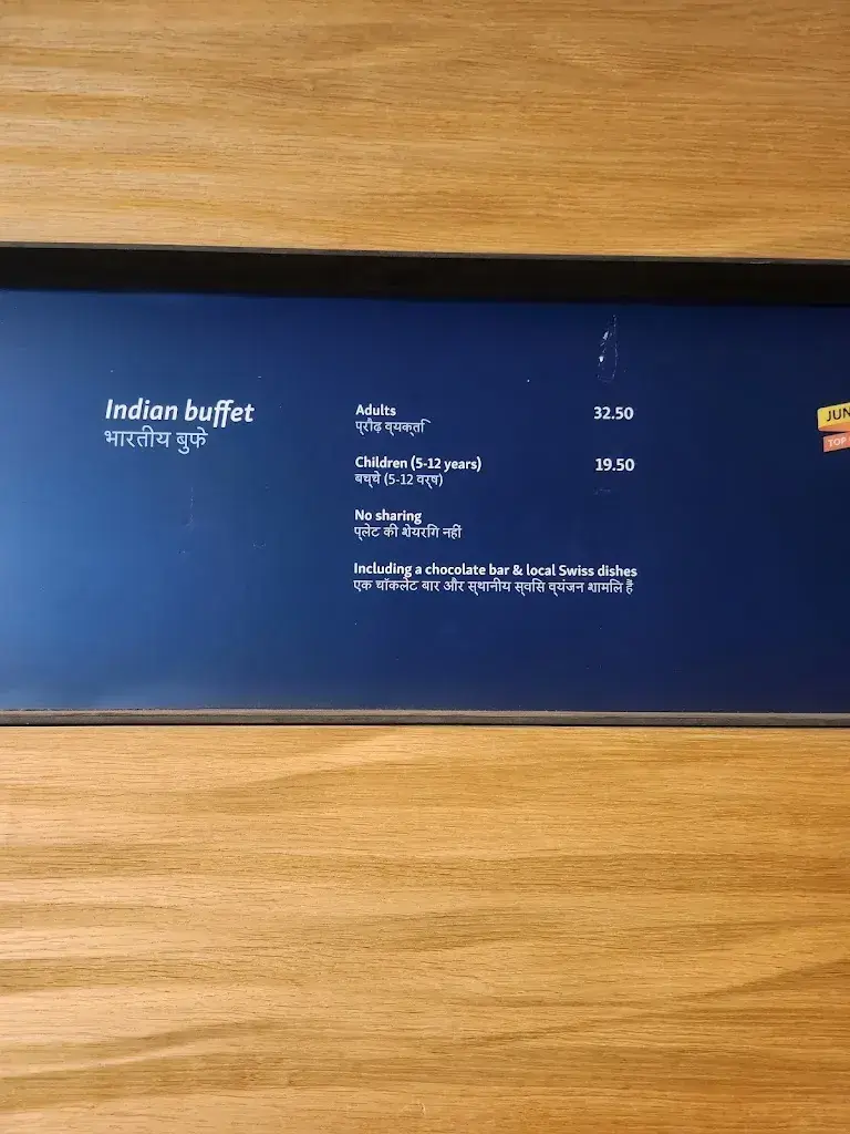 Menu_Restaurant Bollywood_Jungfraujoch_image_4