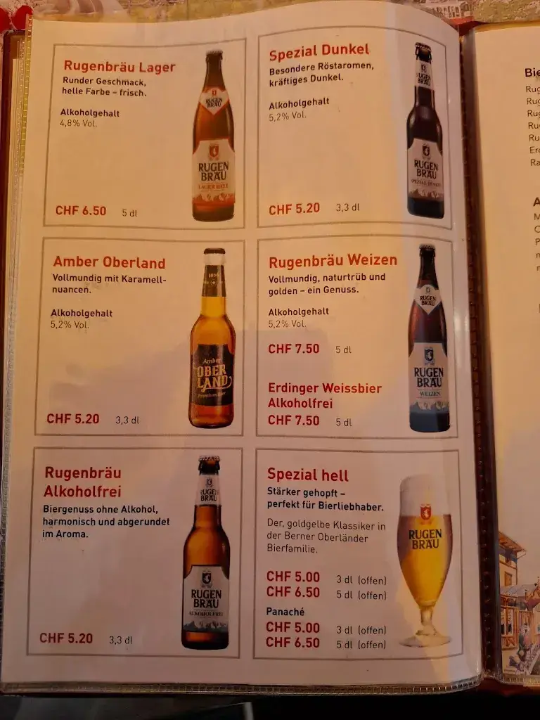 Menü_Restaurant Schynige Platte_Gsteigwiler_Bild_2