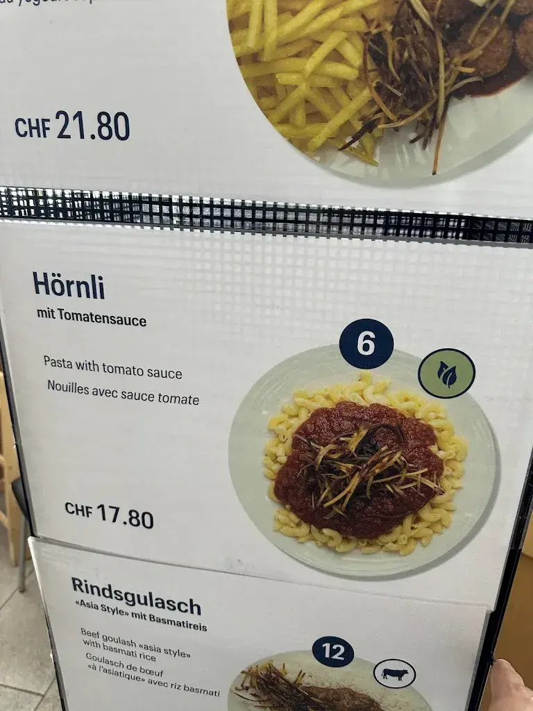 Menu_Self Service Restaurant Aletsch_Jungfraujoch_image_3