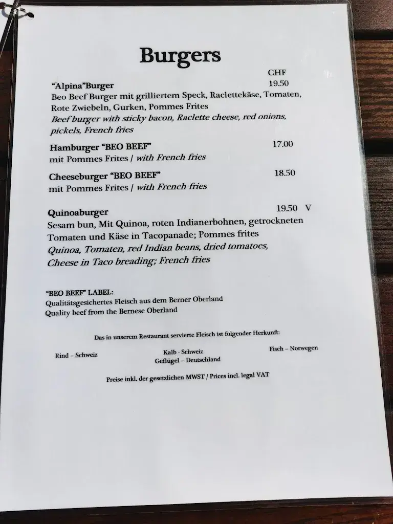 Menu_Alpina Panorama hotel & Restaurant_Mürren_image_4