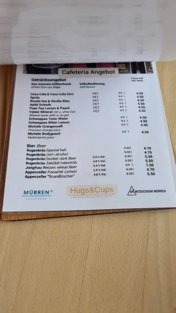 Time Out Bistro Restaurant in Mürren