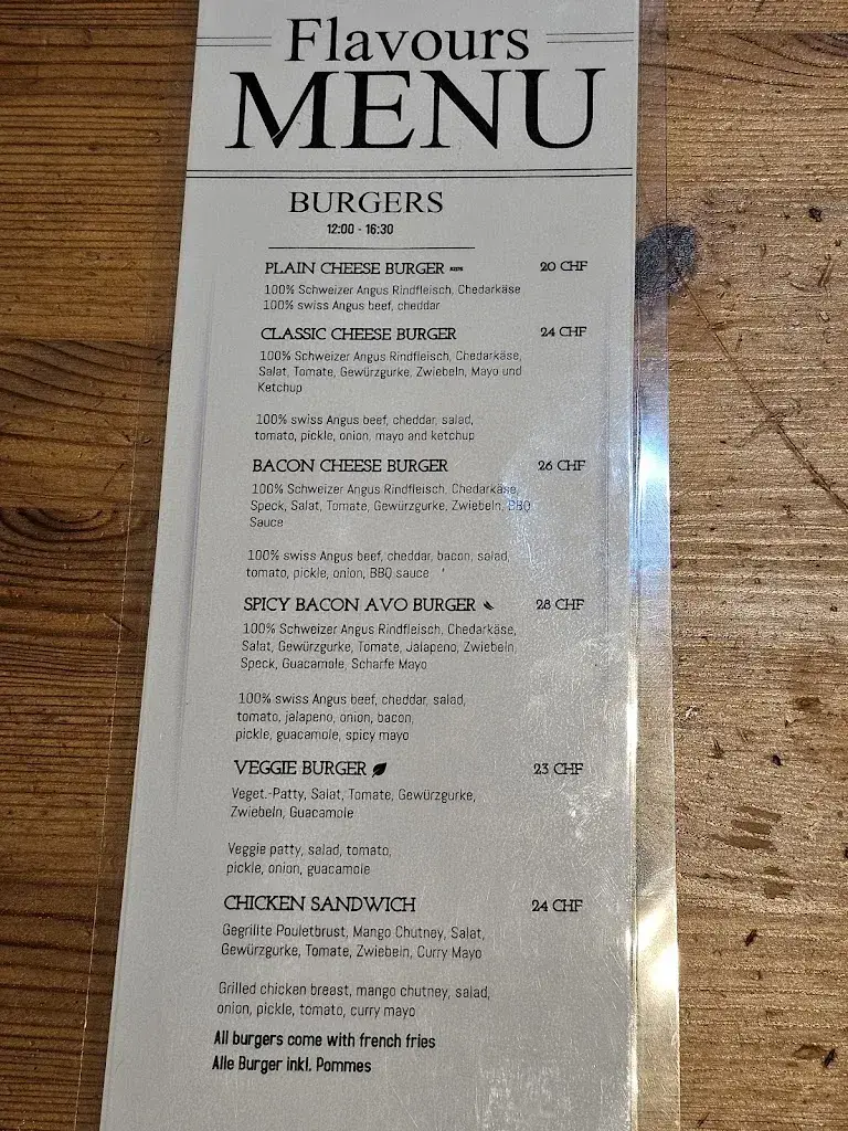 Menu_Flavours Cafe_Lauterbrunnen_image_2