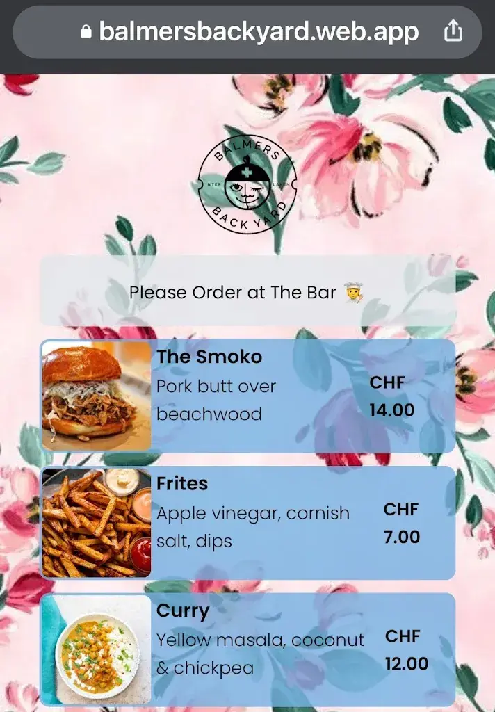 Menu_Balmers Backyard_Matten bei Interlaken_image_2