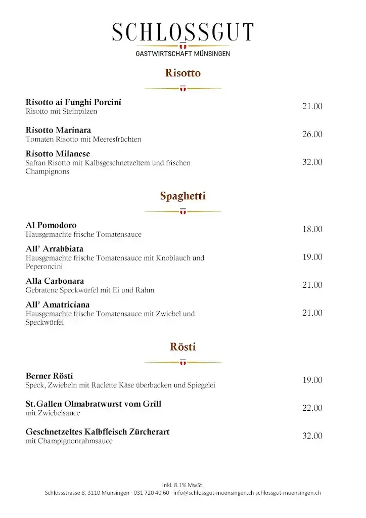 Schlossgut Münsingen restaurant à Münsingen