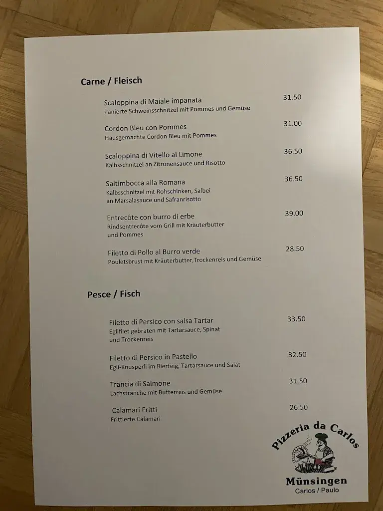 Menu_Pizzeria da Carlos_Münsingen_image_3
