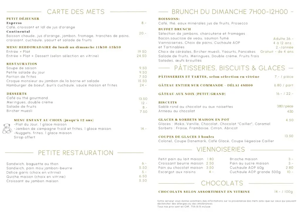 Menu_Le Pâtissier de l'Hôtel Cailler_Charmey_image_2