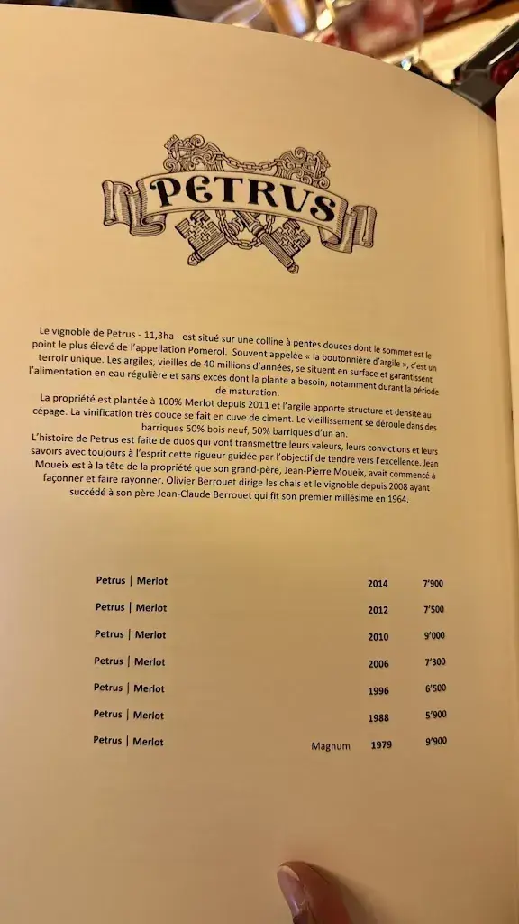 Menu_Le Petit Chalet_Gstaad_image_1