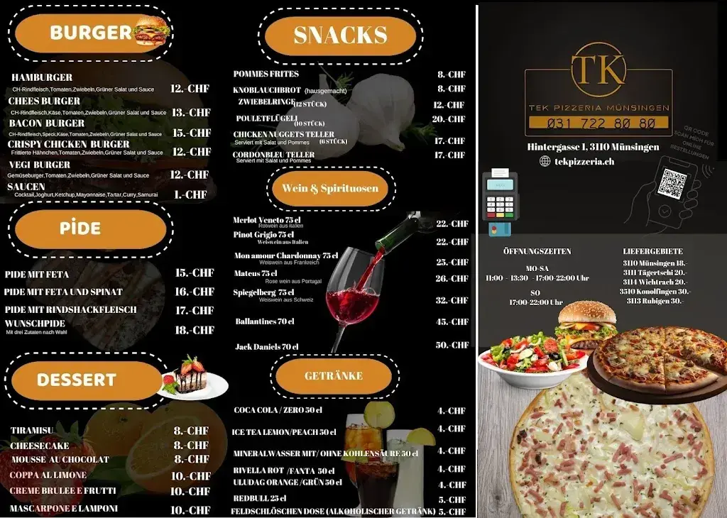 Menu_Tek Pizzeria Münsingen_Münsingen_image_2