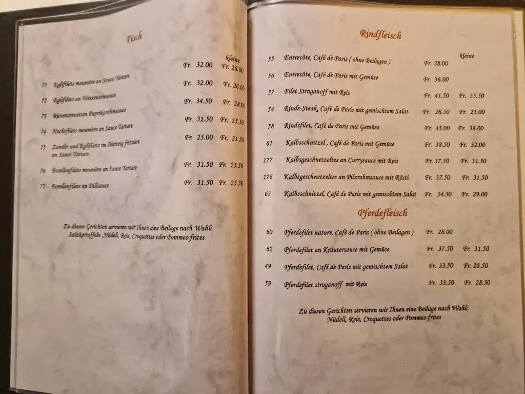 Gasthof Kreuz restaurant à Gümmenen