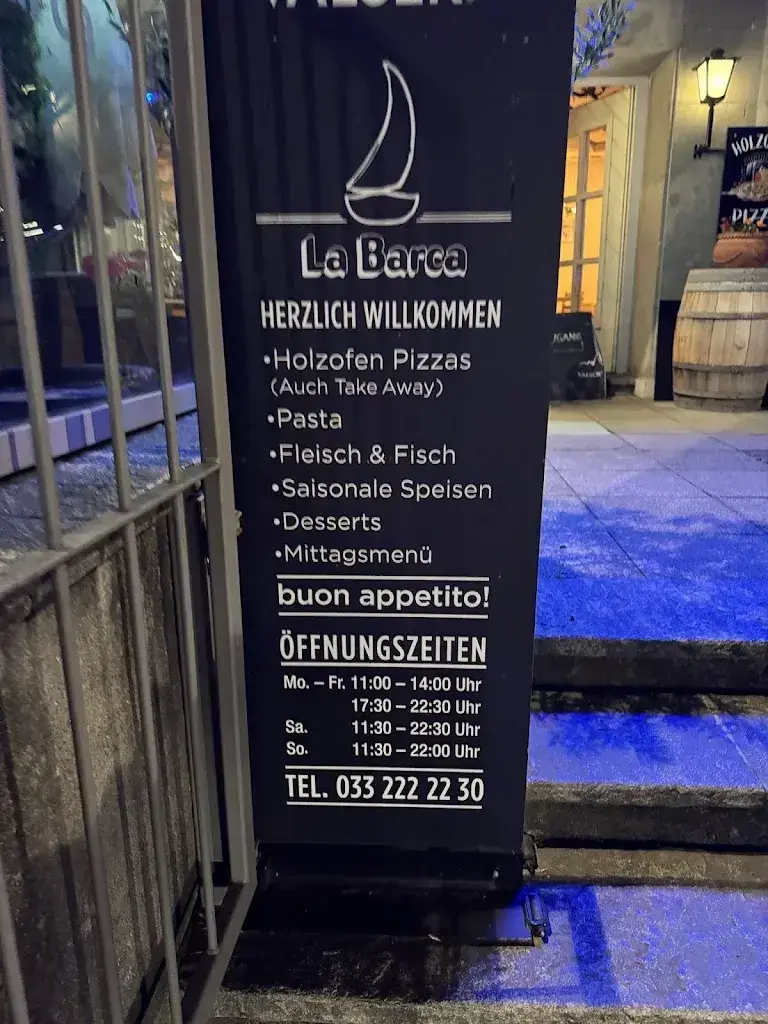 La Barca restaurant in Thun