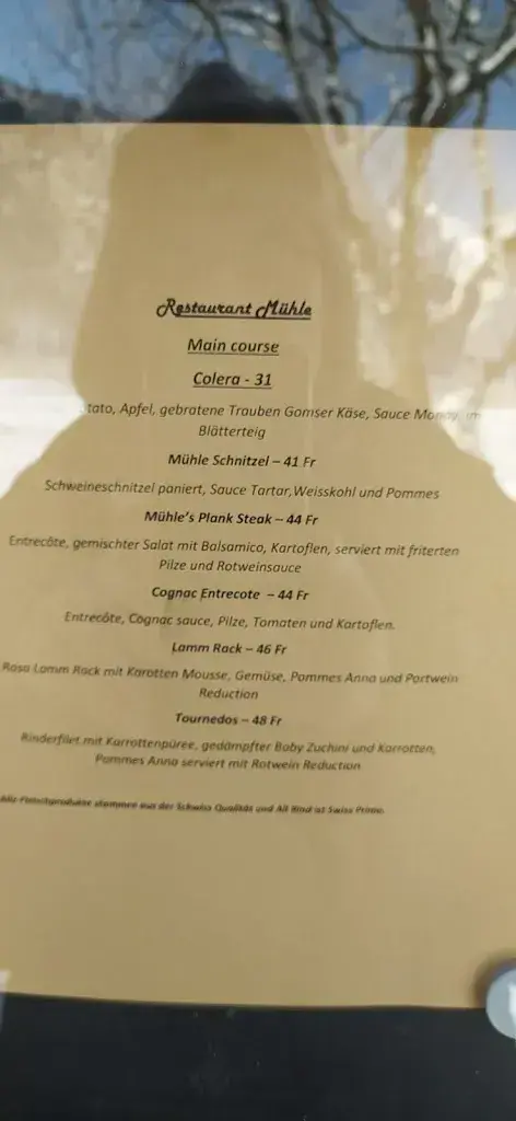 Menu_Restaurant Mühle Goms GMBH_Goms_image_4