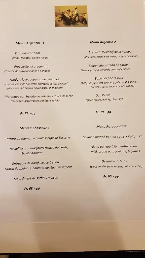 Menu_Restaurant du Chasseur_Allaman_image_2