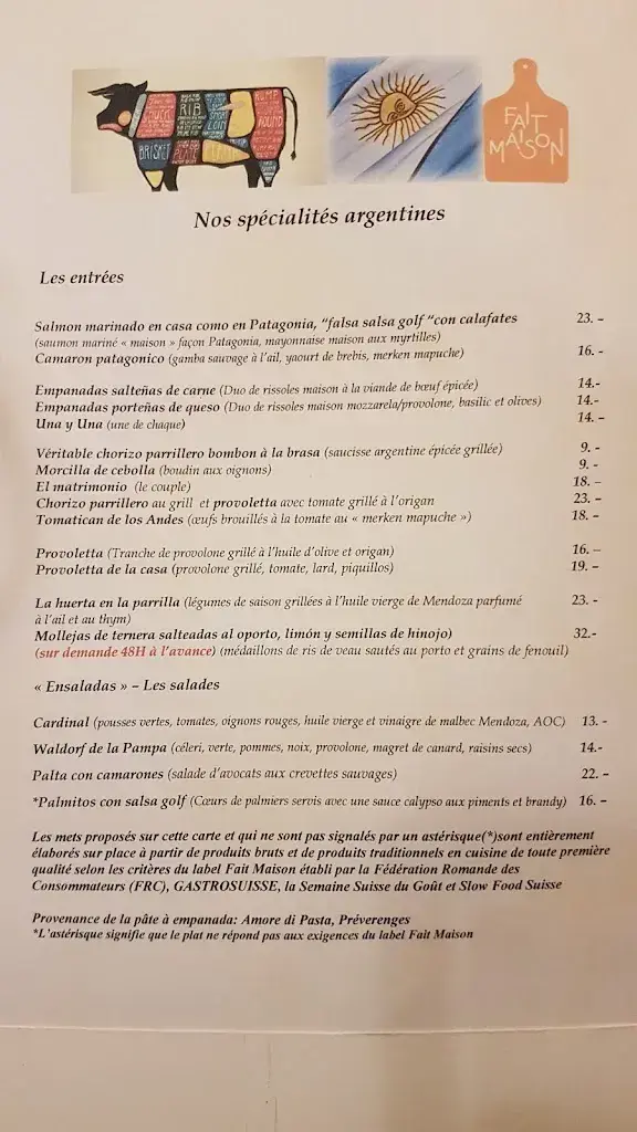 Menu_Restaurant du Chasseur_Allaman_image_4