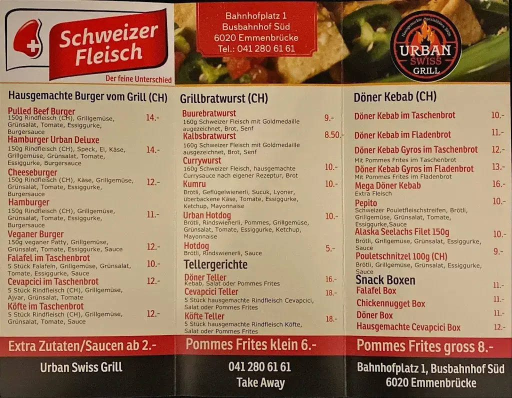 Urban Swiss Grill restaurant in Emmen