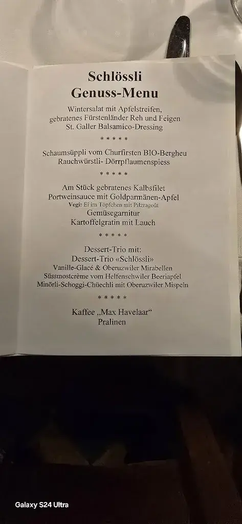 Menu_Gaststuben zum Schlössli_St. Gallen_image_2