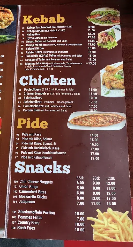 Menü_Mamma Mia_Neuenegg_Bild_2