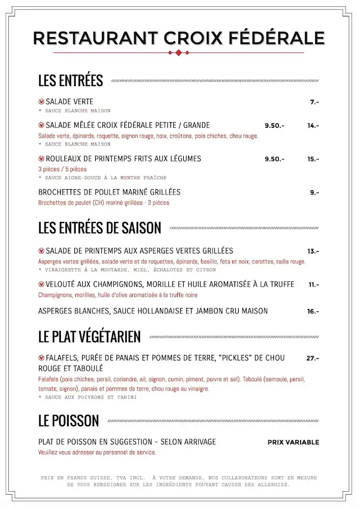 Menu_Restaurant Croix Fédérale Corban_Corban_image_3