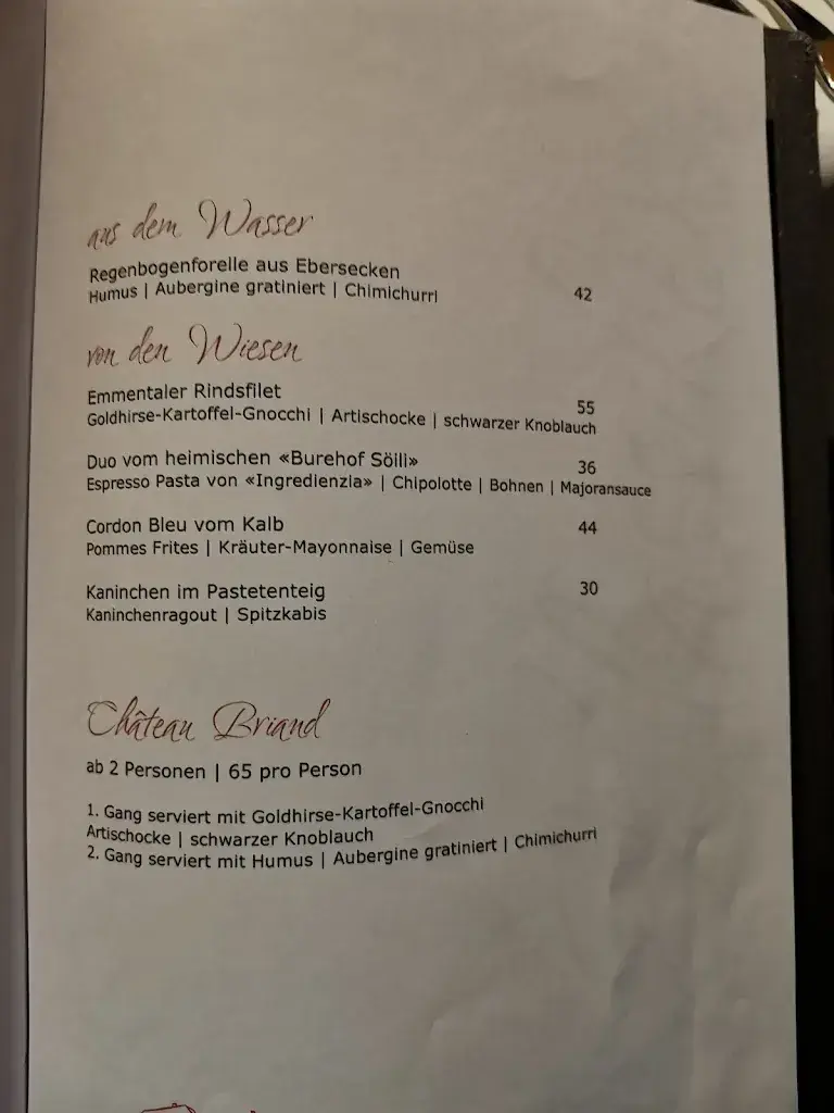 Menu_Restaurant Bären Dürrenroth_Dürrenroth_image_4