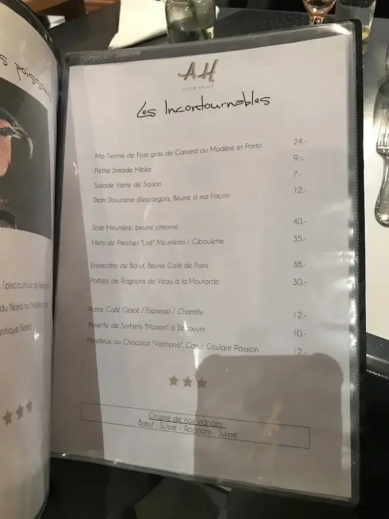 Menu_Restaurant de La Croix-Blanche_Rebeuvelier_image_1