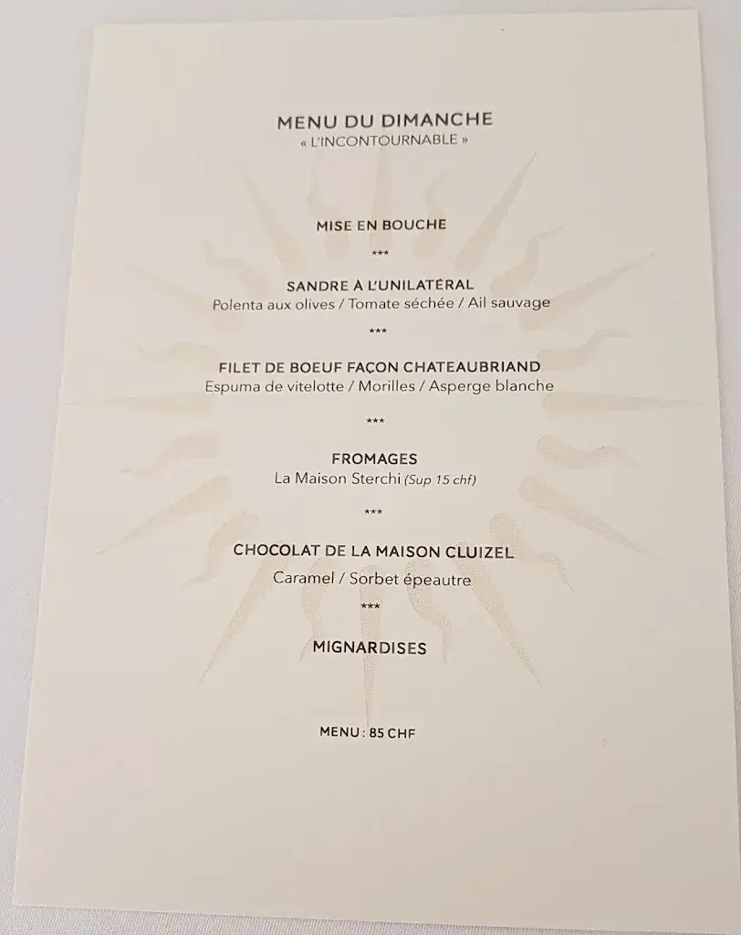 Menu_Restaurant Le Soleil de Châtillon_Châtillon_image_1