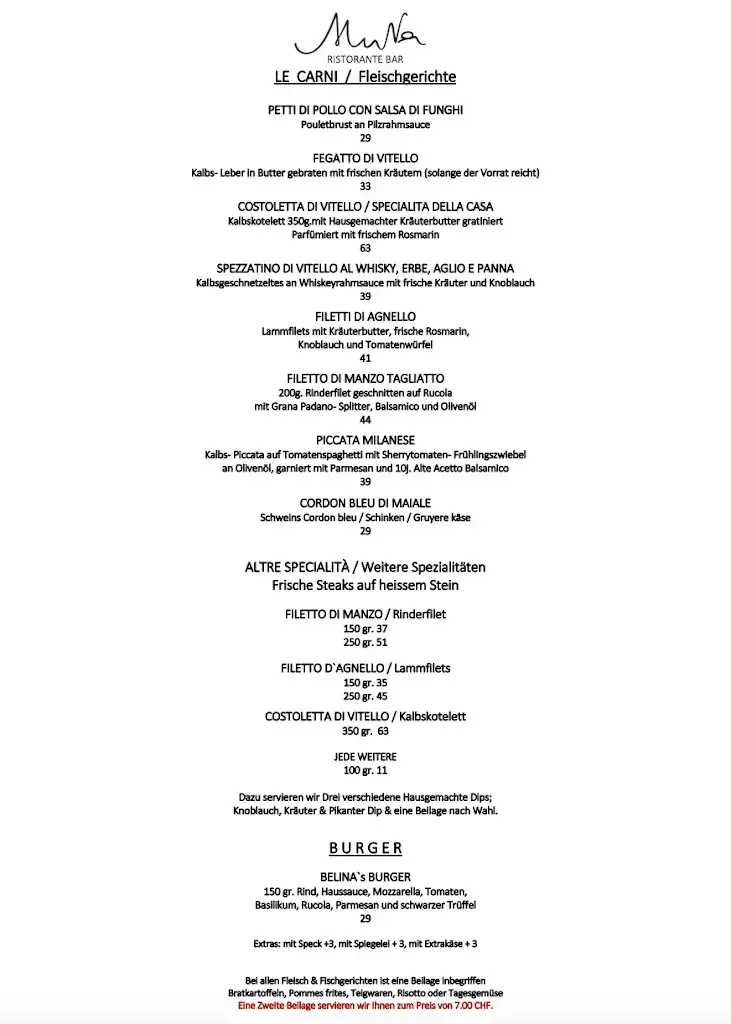 Menu_Ristorante Bar Muna_Bern_image_3