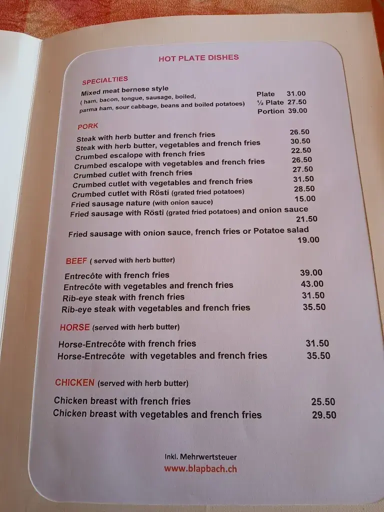 Menu_Restaurant Blapbach_Trubschachen_image_1