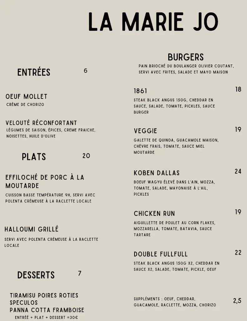 Menu_La Marie Jo_France_image_2