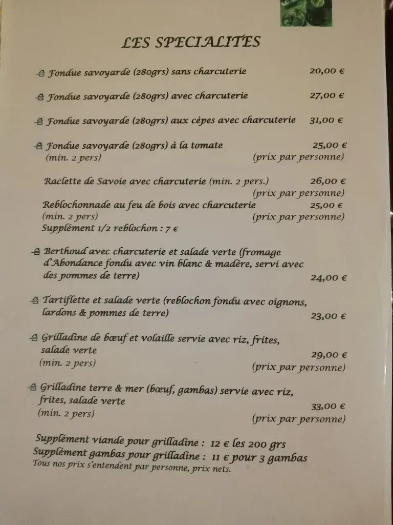 Menu_Restaurant Le Chalet de l'hotel Le Kandahar_France_image_1